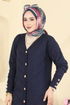 Cardigan 7927KLB1050-MS Navy Blue - Thumbnail