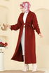 Cardigan 8090KLB1050-MS Burgundy - Thumbnail