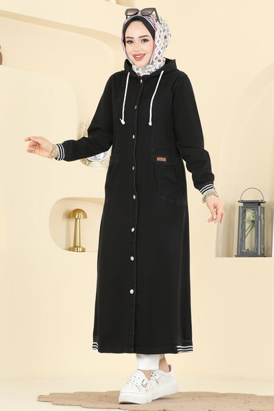 O.R.G. - Cep Armalı Kot Kap 7603ORG1169-MS Siyah Kot - 425445