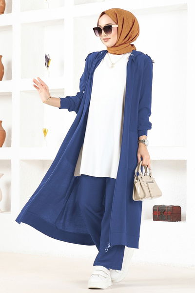 S.L. - Cep Detaylı Aerobin Takım 2436SL432-MS İndigo - 425734