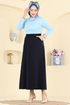 Cep Detaylı Dabıl Etek 213BRZ597-MS Laci - Thumbnail