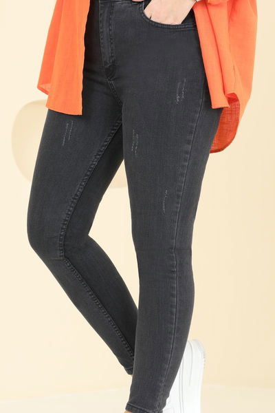 L.D. - Cep Detaylı Kot Pantolon 9001LD1070-MS Antrasit - 382263