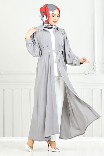 MRV B.G.S. - Chemise À Collier Robe Ferace 0037BGS895-L Gris - 351808