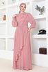 Chiffon Evening dress ABY5652 Rose Kurusu - Thumbnail