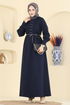 Çıtçıt Düğme Detaylı Elbise 2790SL432-MS Laci - Thumbnail