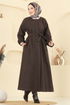 Coat 0504BG354-MS Brown - Thumbnail