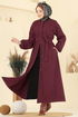 Coat 0504BG354-MS Burgundy - Thumbnail