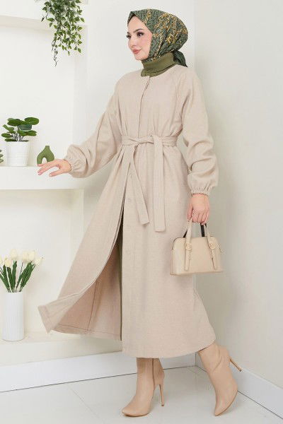 B.G.S. - Coat 0504BG354-MS Stone