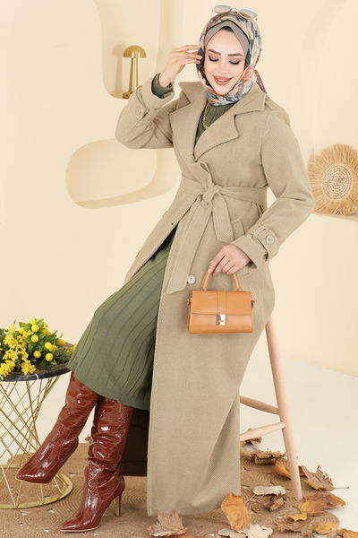 T.G.Z. - Coat 057TGZ1164-MS Stone - 411413