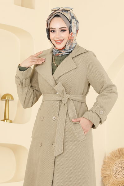 T.G.Z. - Coat 057TGZ1164-MS Stone - 411415