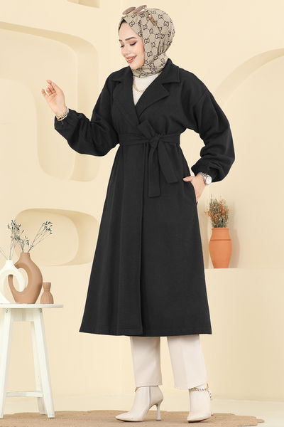 E.R.K. - Coat 2059ERK1158-MS Black - 415654