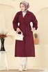 Coat 2059ERK1158-MS Burgundy - Thumbnail