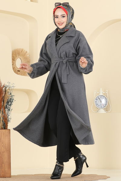 E.R.K. - معطف رمادي 2059ERK1158-MS - 415657