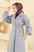 Coat 2059ERK1158-MS Light Gray - Thumbnail
