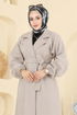 Coat 2059ERK1158-MS Light Stone - Thumbnail