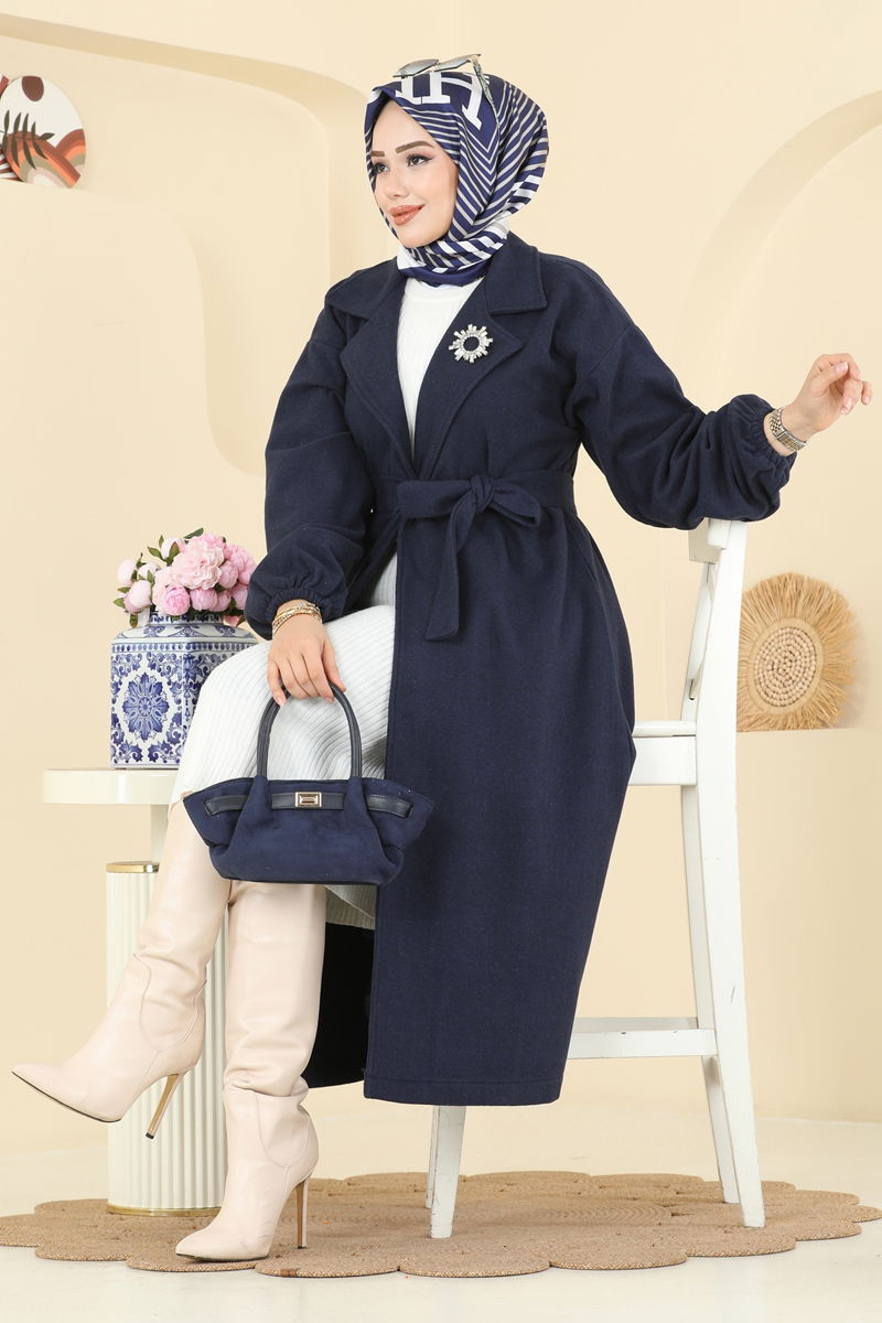 Coat 2059ERK1158-MS Navy Blue