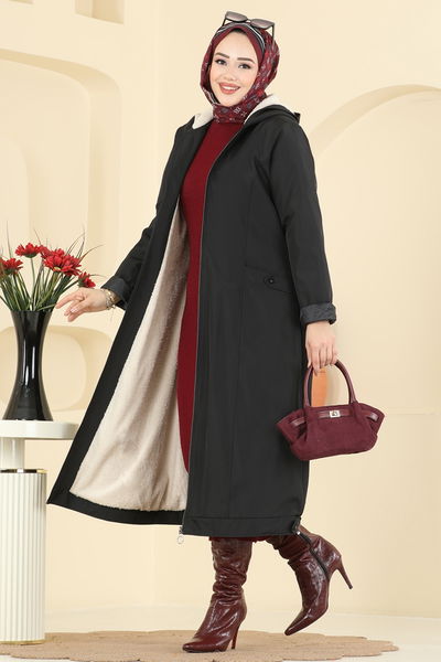 M.S.A. - معطف أسود 2825MSA980-MS - 416456