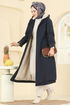 Coat 2825MSA980-MS Navy Blue - Thumbnail