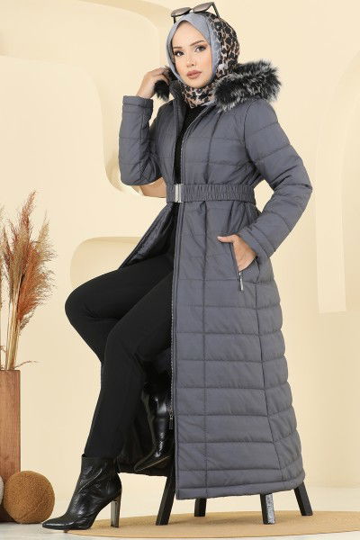 H.N.Z. - Coat 3907HN218-MS Anthracite