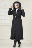 H.N.Z. - Coat 3907HN218-MS Black