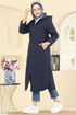 Coat 4009HN394-MS Navy Blue - Thumbnail