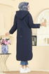 Coat 4009HN394-MS Navy Blue - Thumbnail