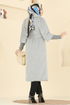 معطف رمادي 4405AL357-MS - Thumbnail