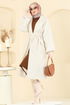 Coat 6163BSK463-MS Ecru - Thumbnail
