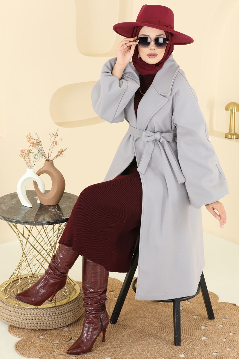 Coat 6163BSK463-MS Gray
