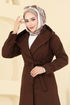 Coat 6234BSK463-MS Brown - Thumbnail