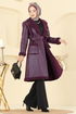 Coat 6239BSK463-MS Burgundy - Thumbnail