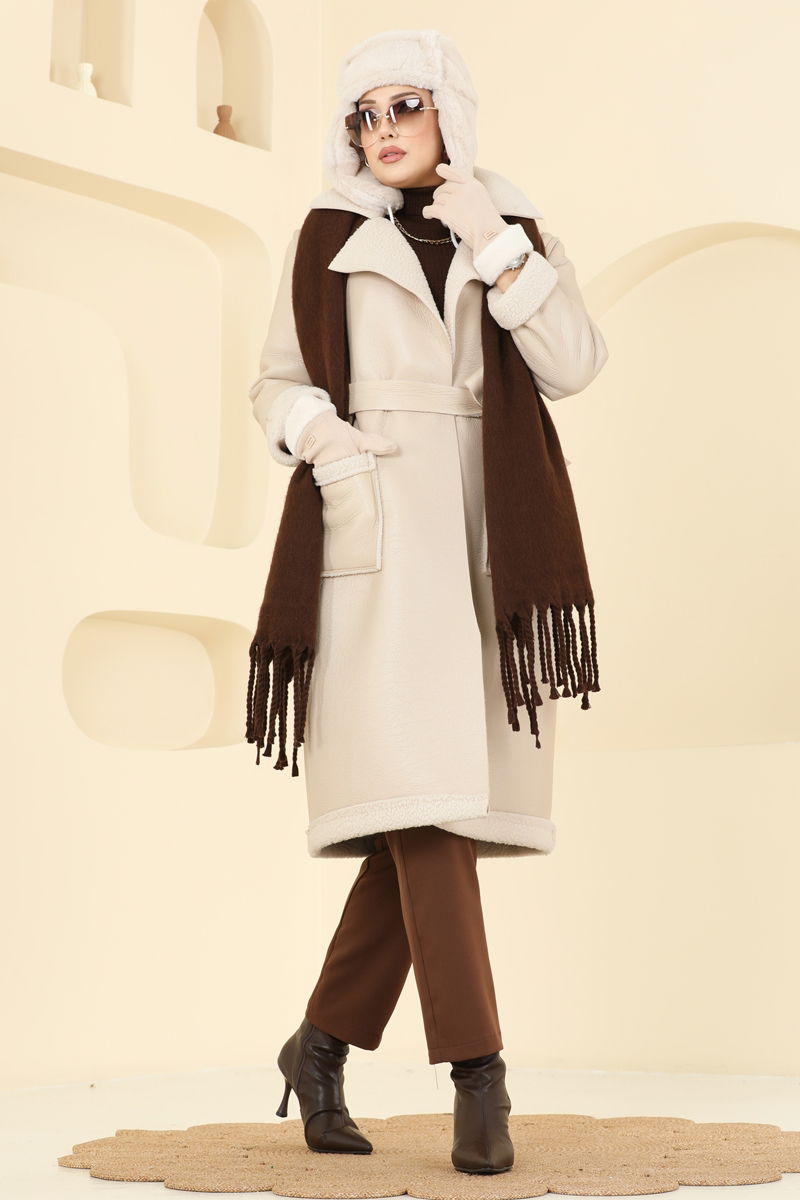Coat 6239BSK463-MS Stone