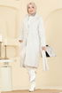 Coat 6245BSK463-MS Ecru - Thumbnail