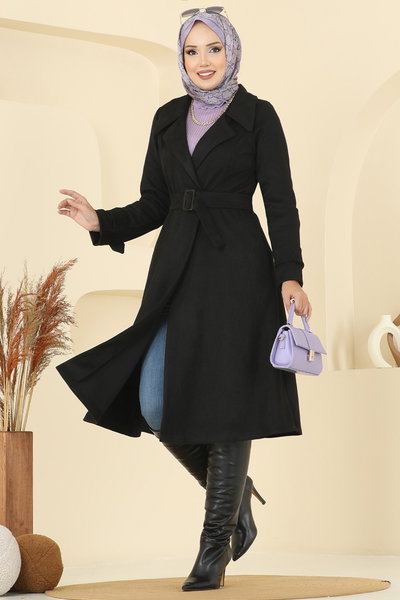 B.İ.S.S.K. - معطف أسود 6246BSK463-MS - 393809