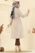 معطف بيج 6246BSK463-MS - Thumbnail