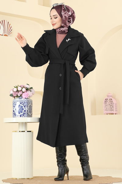 B.İ.S.S.K. - Coat 6253BSK463-MS Black - 403867