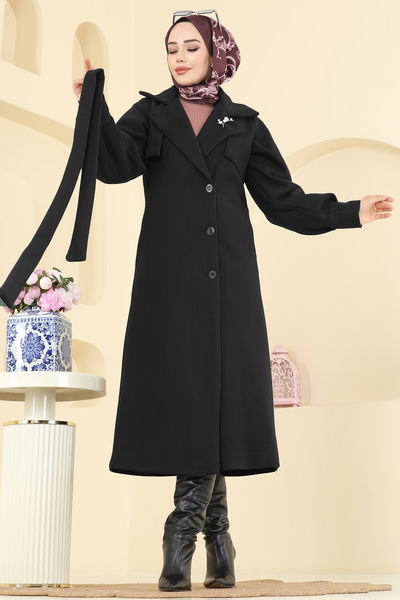 B.İ.S.S.K. - Coat 6253BSK463-MS Black - 403868