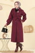 Coat 6253BSK463-MS Burgundy - Thumbnail