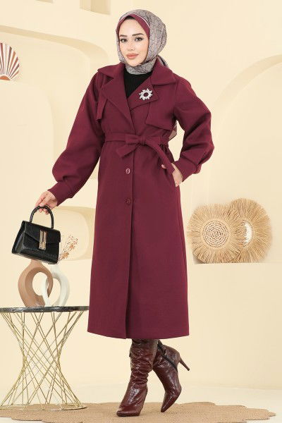 B.İ.S.S.K. - Coat 6253BSK463-MS Burgundy