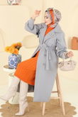B.İ.S.S.K. - Coat 6253BSK463-MS Gray