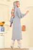 Coat 6253BSK463-MS Gray - Thumbnail