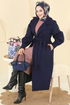 Coat 6253BSK463-MS Navy Blue - Thumbnail