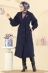 Coat 6253BSK463-MS Navy Blue - Thumbnail