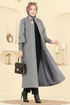 معطف رمادي غامق 6255BSK463-MS - Thumbnail