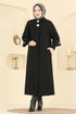 معطف أسود 6255BSK463-MS - Thumbnail
