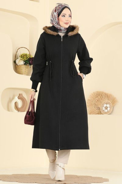 B.İ.S.S.K. - Coat 6265BSK463-MS Black
