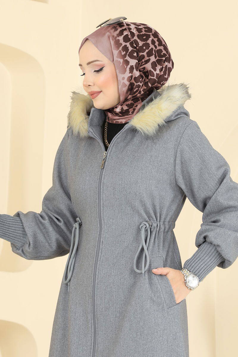 Coat 6265BSK463-MS Dark Gray