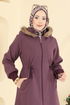 Coat 6265BSK463-MS Dark Lilac - Thumbnail