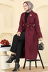 Coat 6663YG95-MS Burgundy - Thumbnail