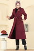 Coat 6663YG95-MS Burgundy - Thumbnail